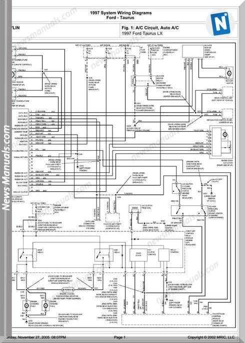 1993 taurus 3.0 gl fuse box diagram