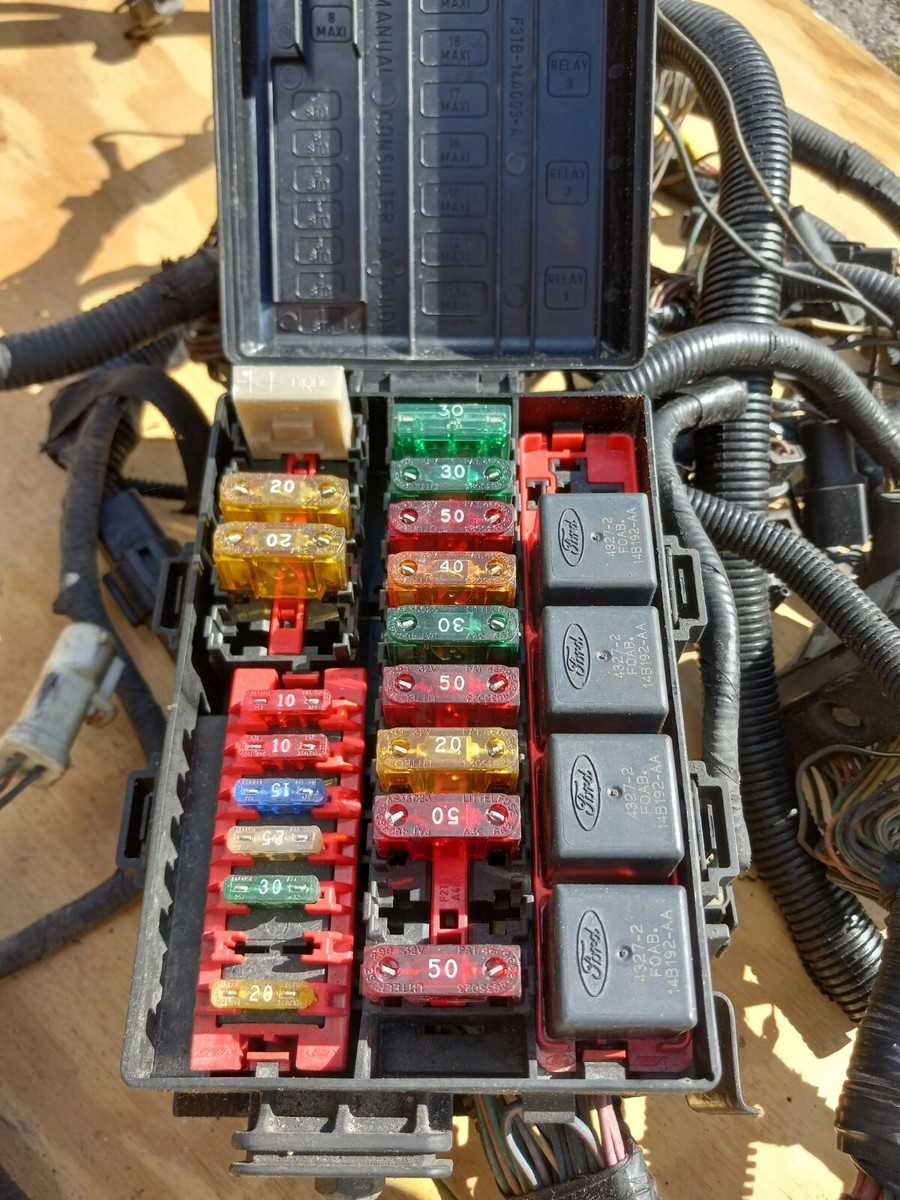 1993 f350 fuse box diagram
