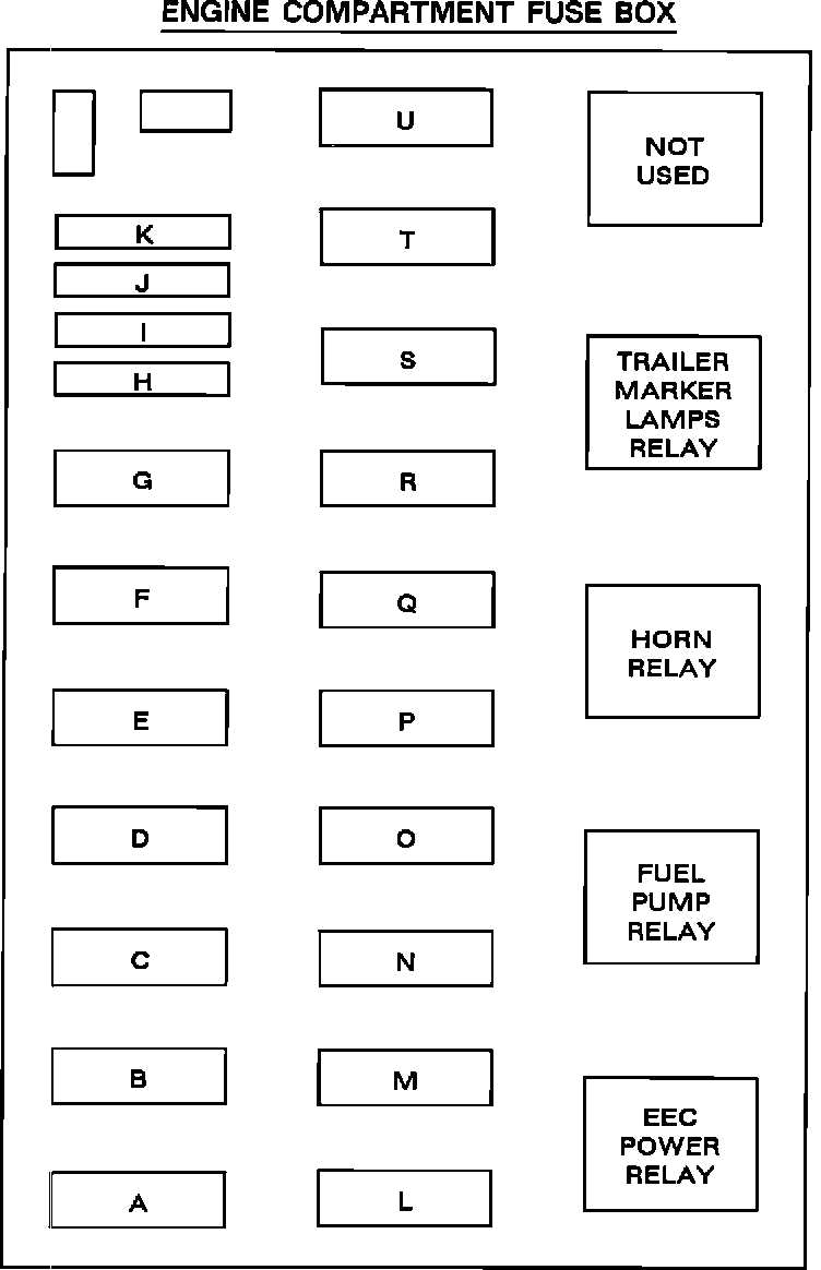 1993 ford e250 fuel pump fuse diagram