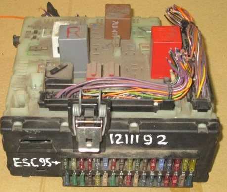 1993 ford escort fuse box diagram
