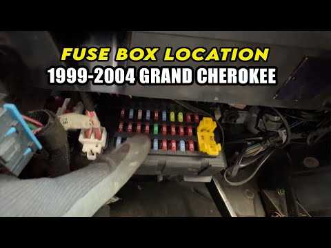 1993 jeep grand cherokee interior fuse box diagram