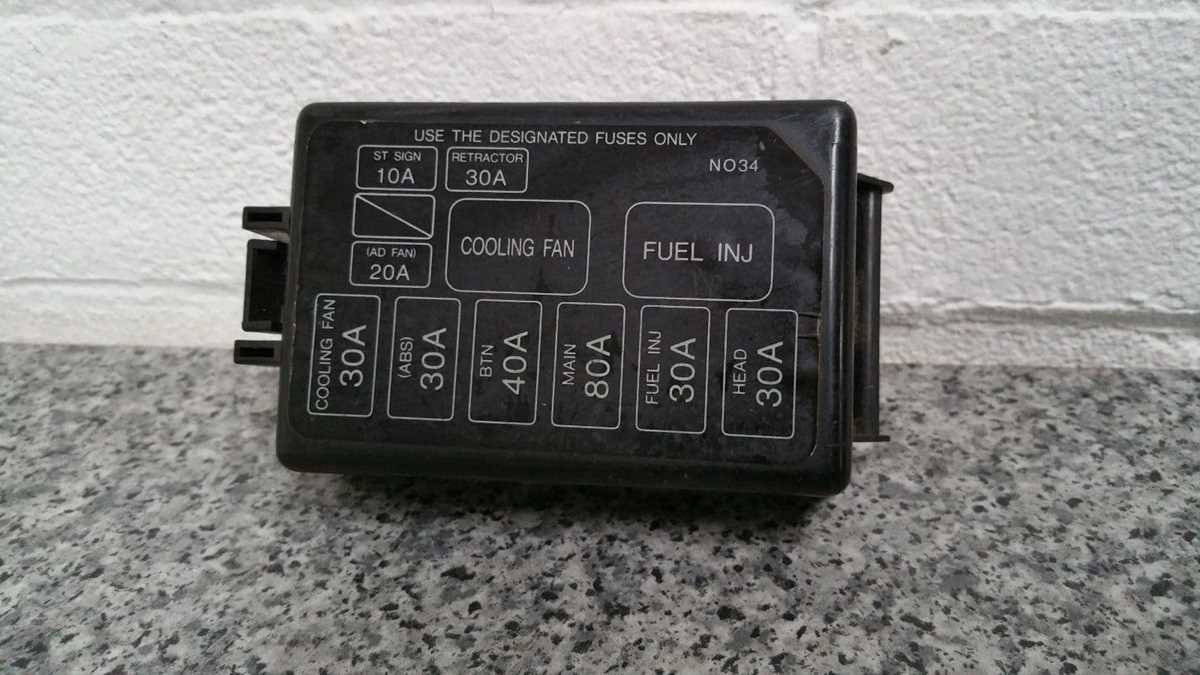 1993 mazda miata main fuse box diagram