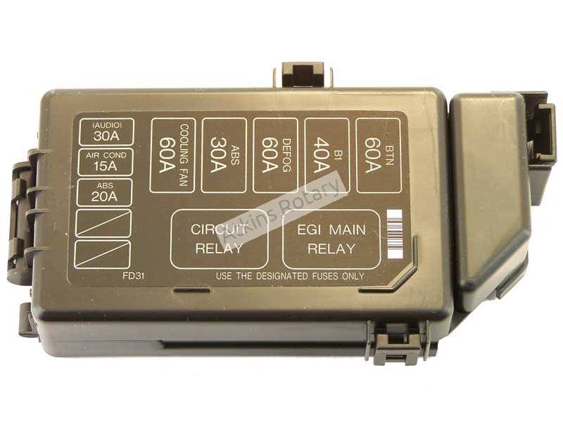 1993 rx7 fuse box diagram