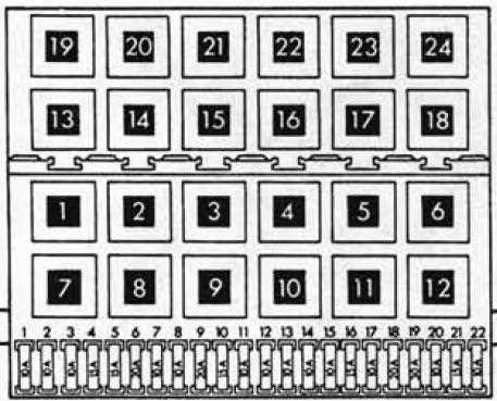 1993 volkswagen golf fuse box diagram