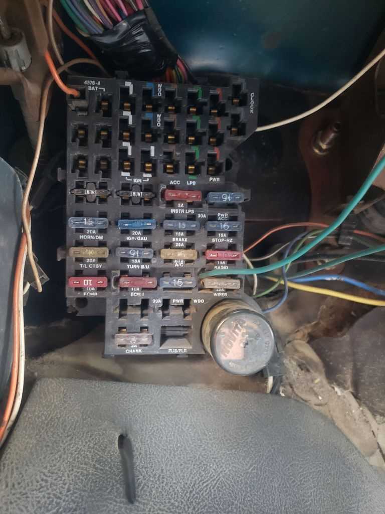 1994 chevy jeep fuse box diagram