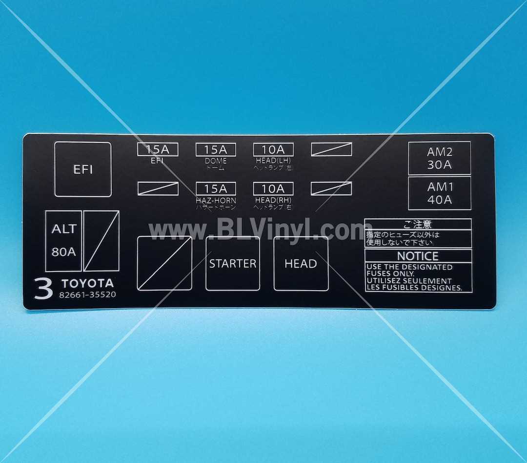 1994 corolla fuse box diagram