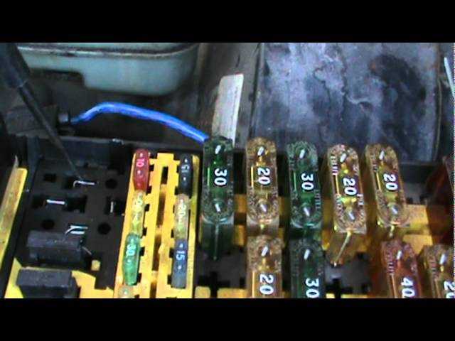 1994 ford ranger 4x4 fuse diagram