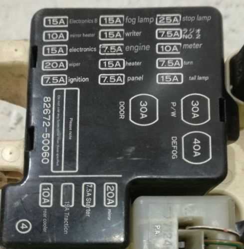 1994 lexus ls400 fuse box diagram