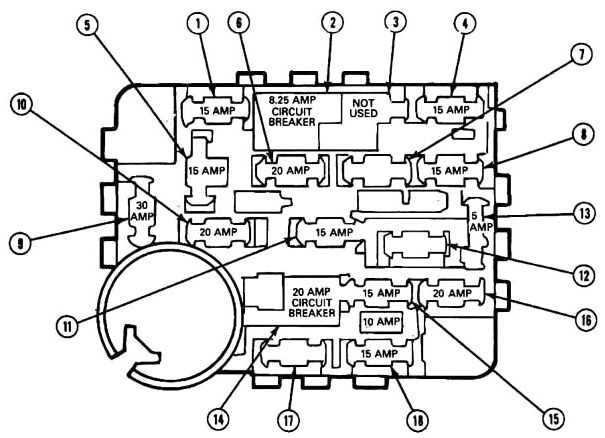 1994 mustang gt 5.0 fuse box diagram
