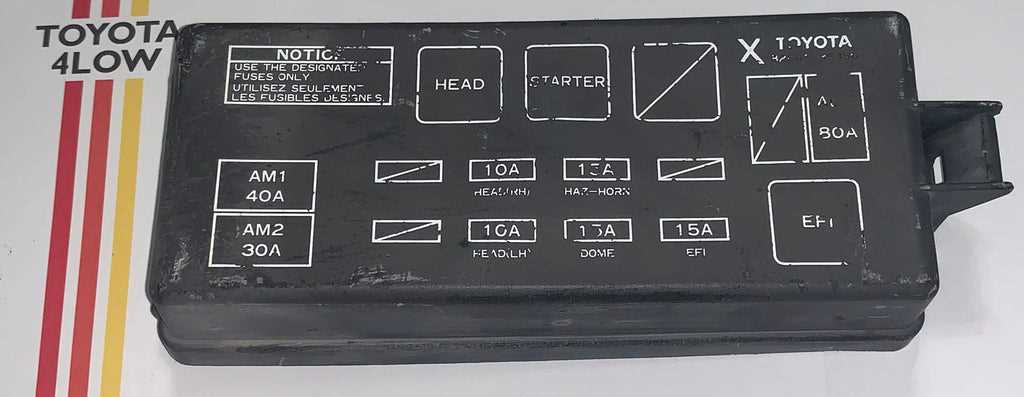 1994 toyota 4runner fuse box diagram moonroof