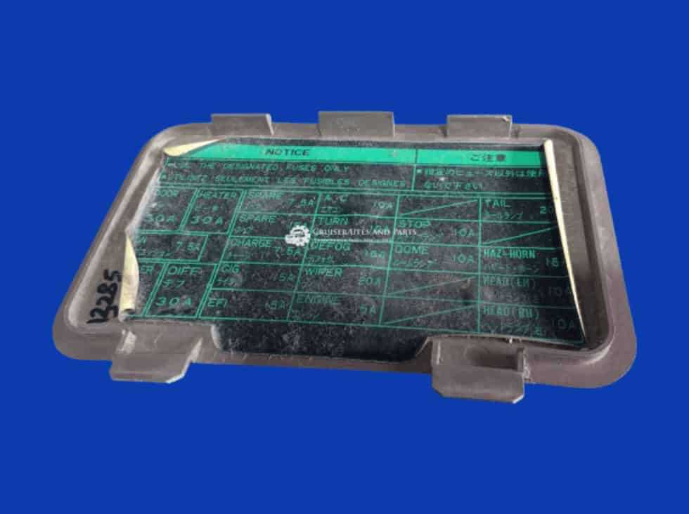 1994 toyota land cruiser fuse box diagram