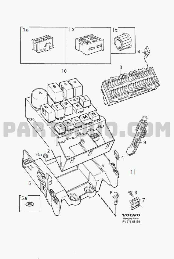 1994 volvo 940 fuse panel diagram