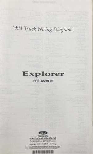 1994 ford explorer eddie bauer fuse diagram
