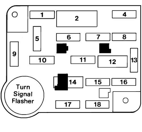 1994 ford ranger fuse panel diagram