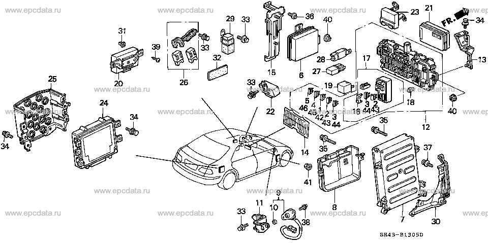1994 honda civic fuse panel diagram