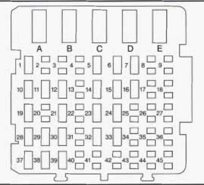 1995 buick regal custom fuse box diagram