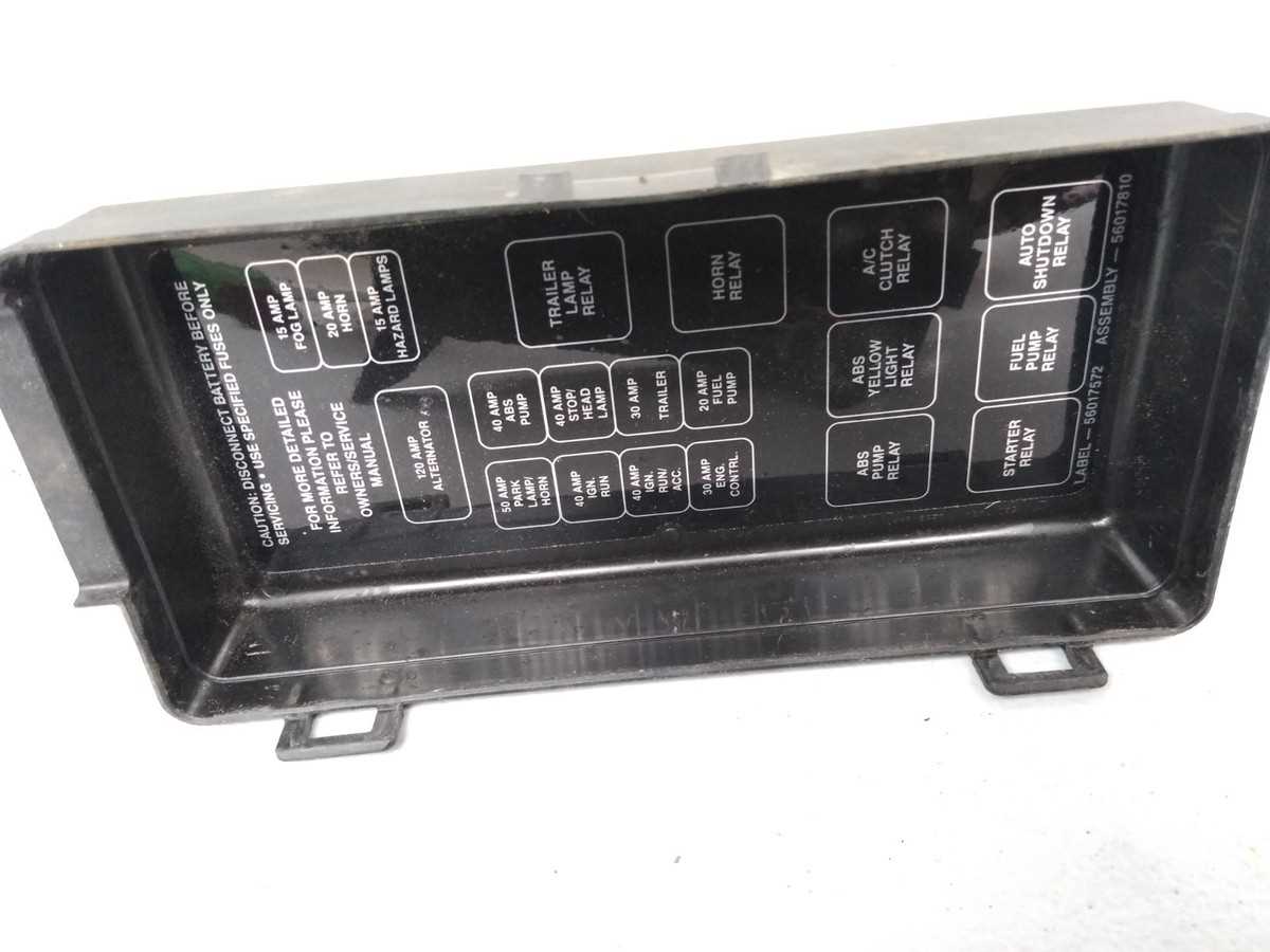 1995 dodge ram van fuse box diagram