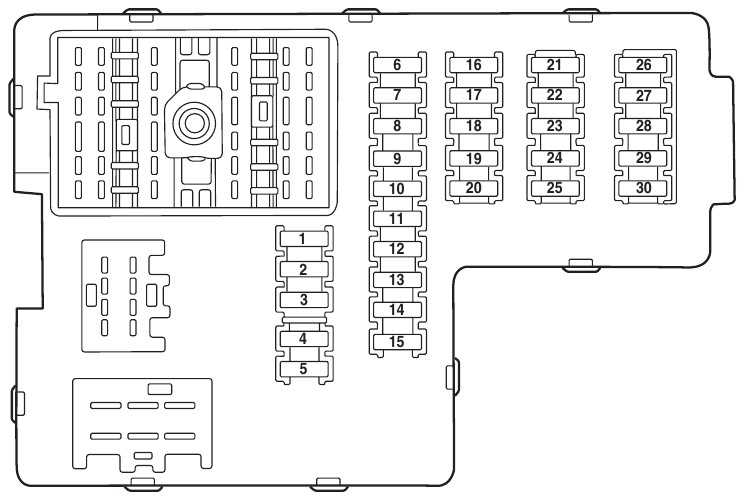 1995 ford explorer sport fuse panel diagram