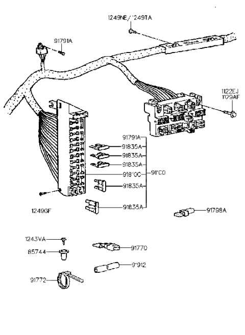 1995 hyundai elantra fuse box diagram
