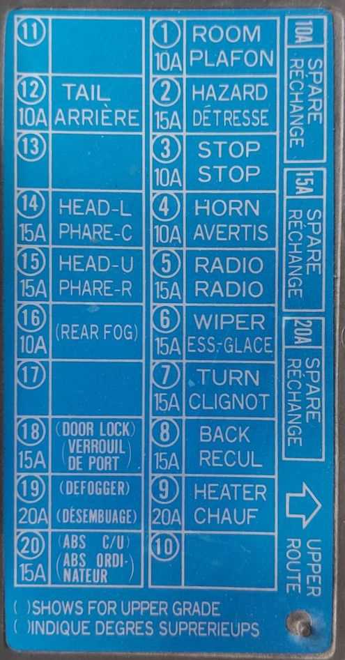 1995 mitsubishi rvr fuse box diagram