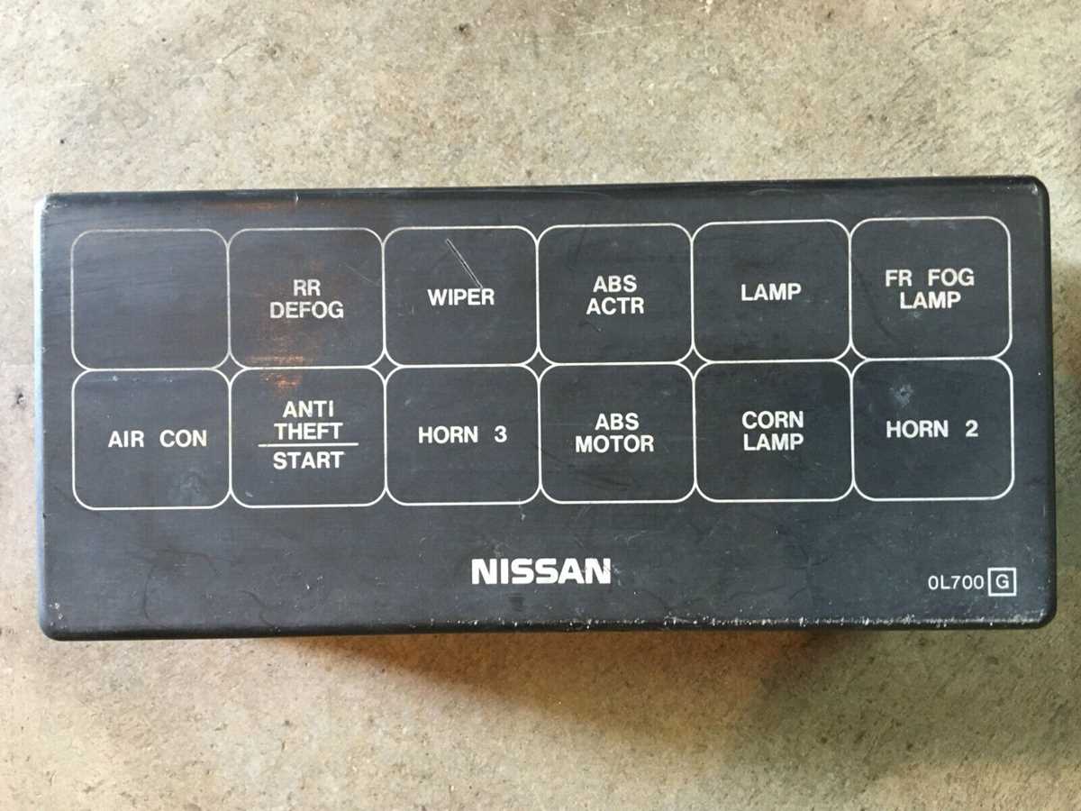 1995 nissan maxima fuse box diagram