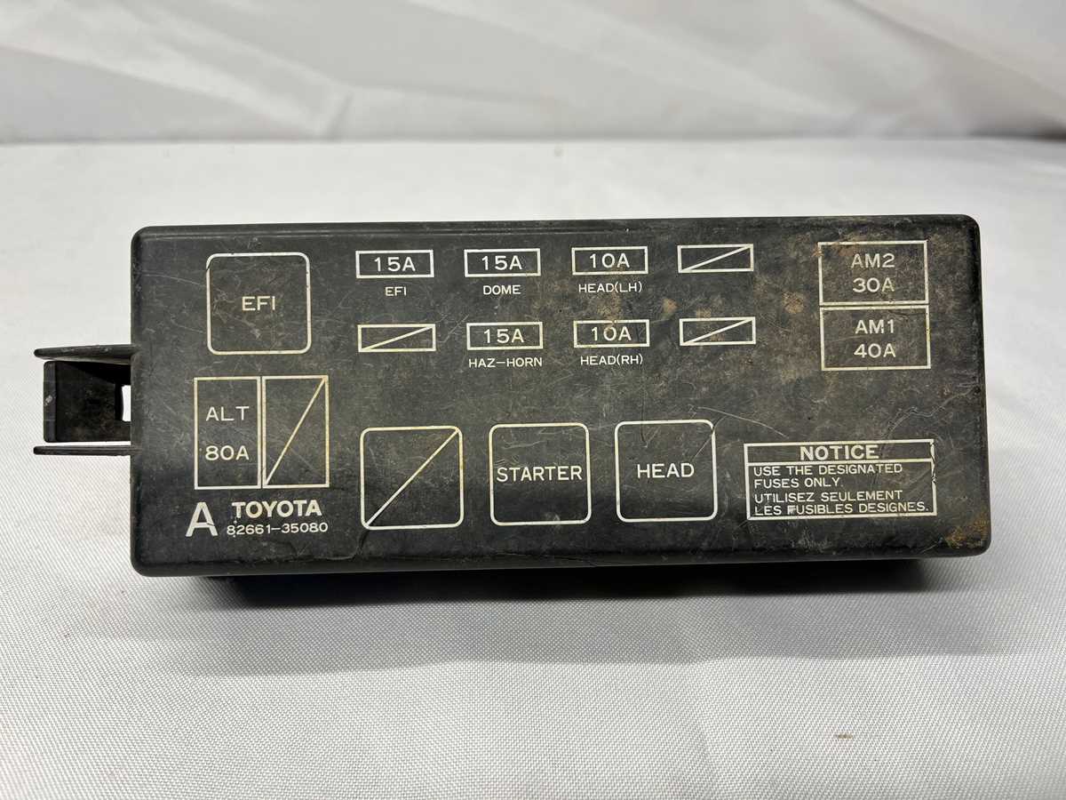 1995 toyota 4runner fuse box diagram