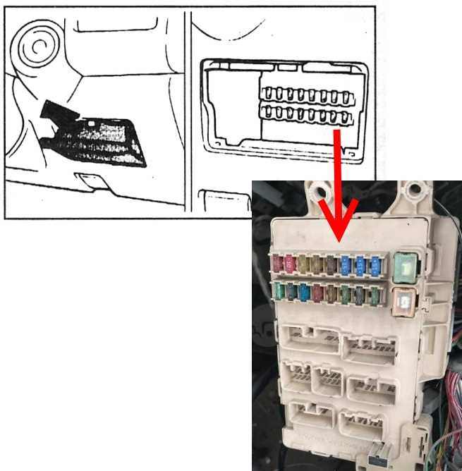 1995 camry interior fuse box diagram