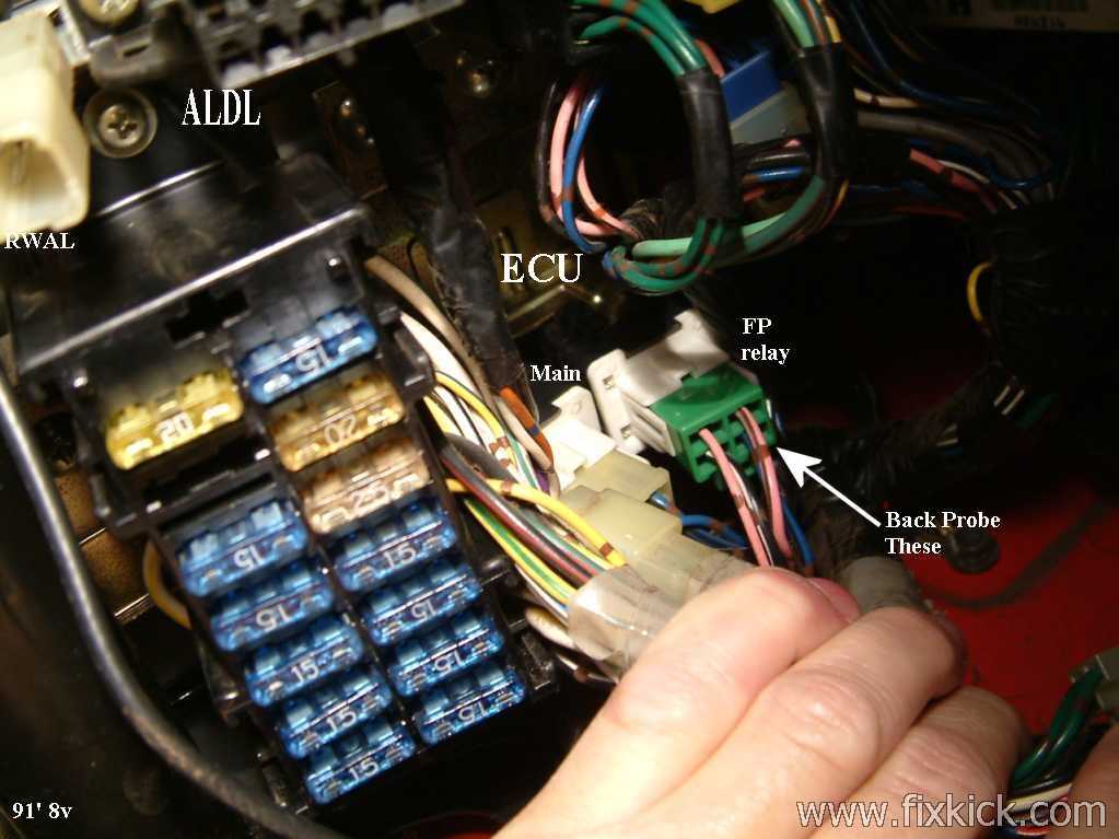 1995 geo tracker fuse panel diagram