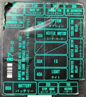 1995 honda civic dx fuse box diagram