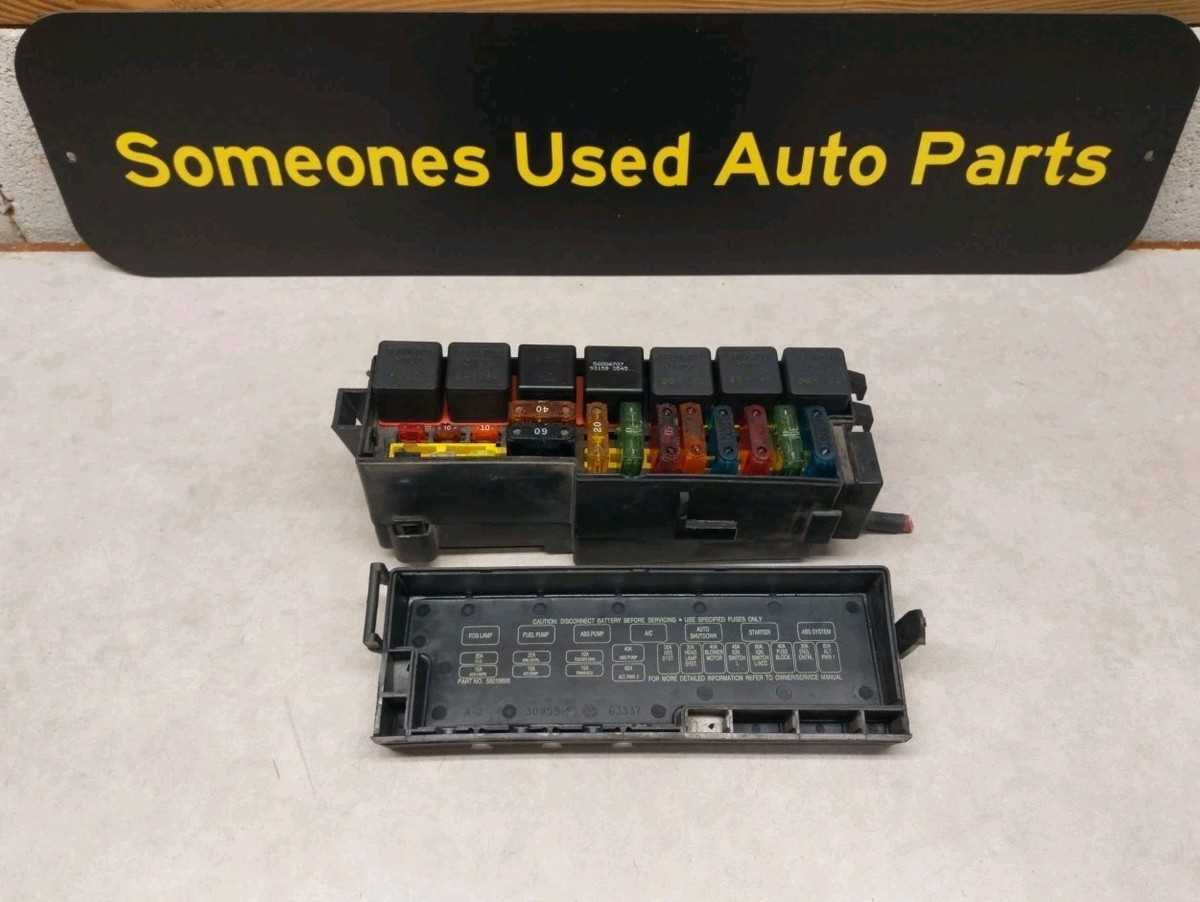 1995 jeep cherokee under hood fuse block diagram