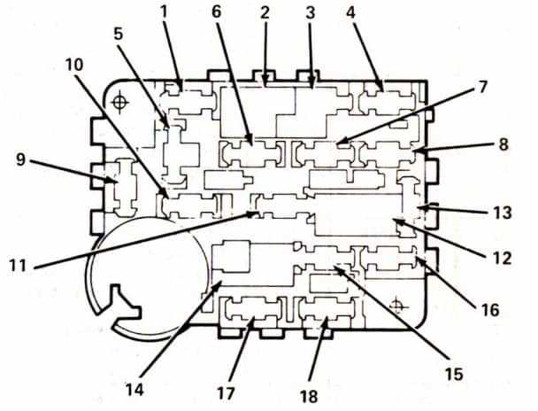 1995 lincoln town car fuse diagram