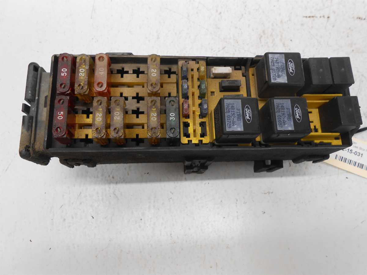 1995 mazda b3000 fuse box diagram