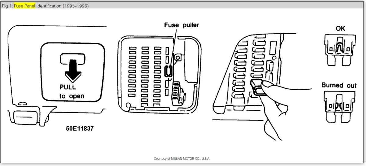 1995 nissan maxima fuse box diagram