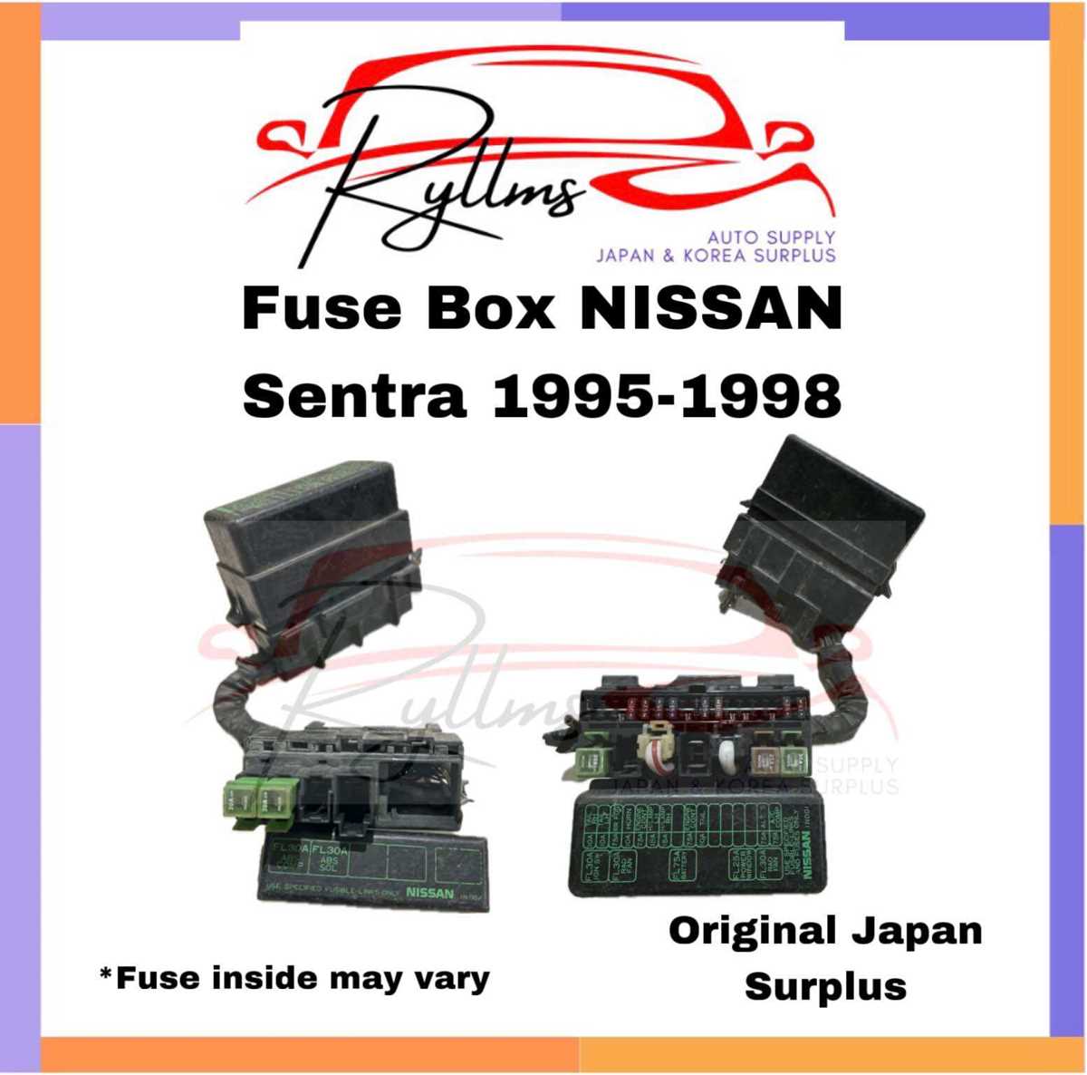 1995 nissan sentra fuse box diagram