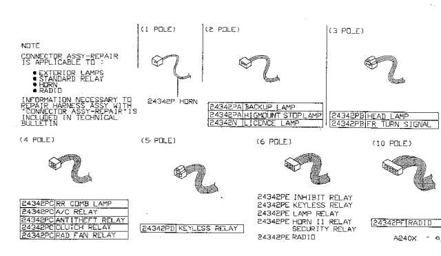 1995 nissan sentra fuse panel diagram