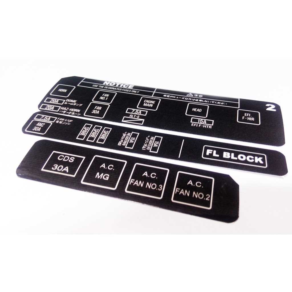 1995 toyota corolla dx fuse box diagram