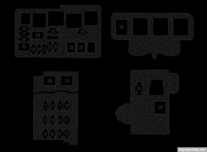 1995 toyota corolla dx fuse box diagram
