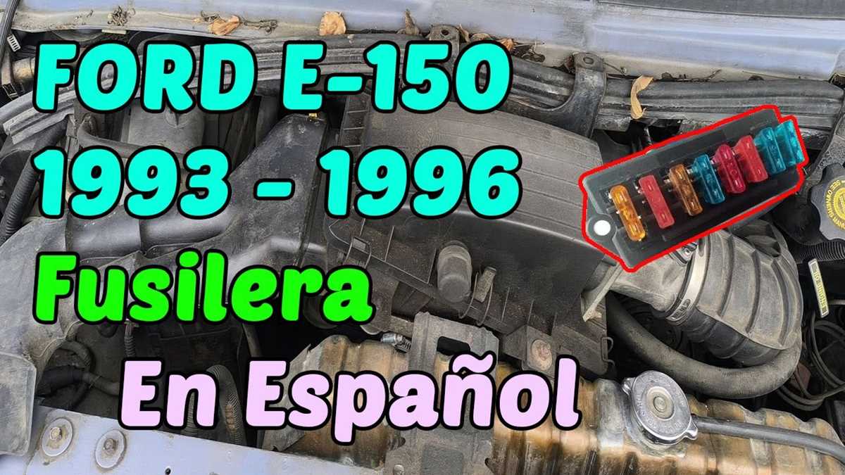 1996 ford econoline under hood fuse box diagram