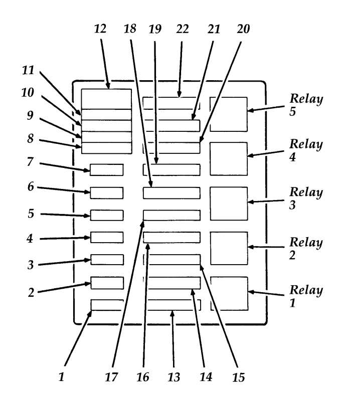 1996 ford f250 diesel fuse box diagram