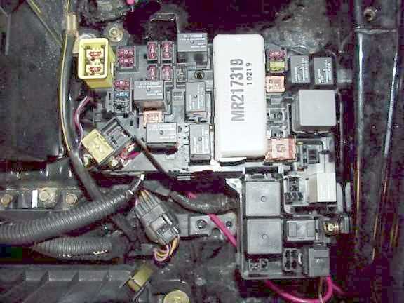 1996 mitsubishi eclipse rs fuse box diagram
