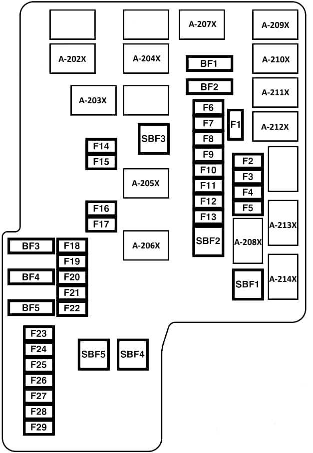 1996 mitsubishi montero fuse box diagram