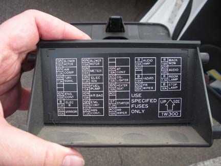 1996 nissan pathfinder fuse box diagram