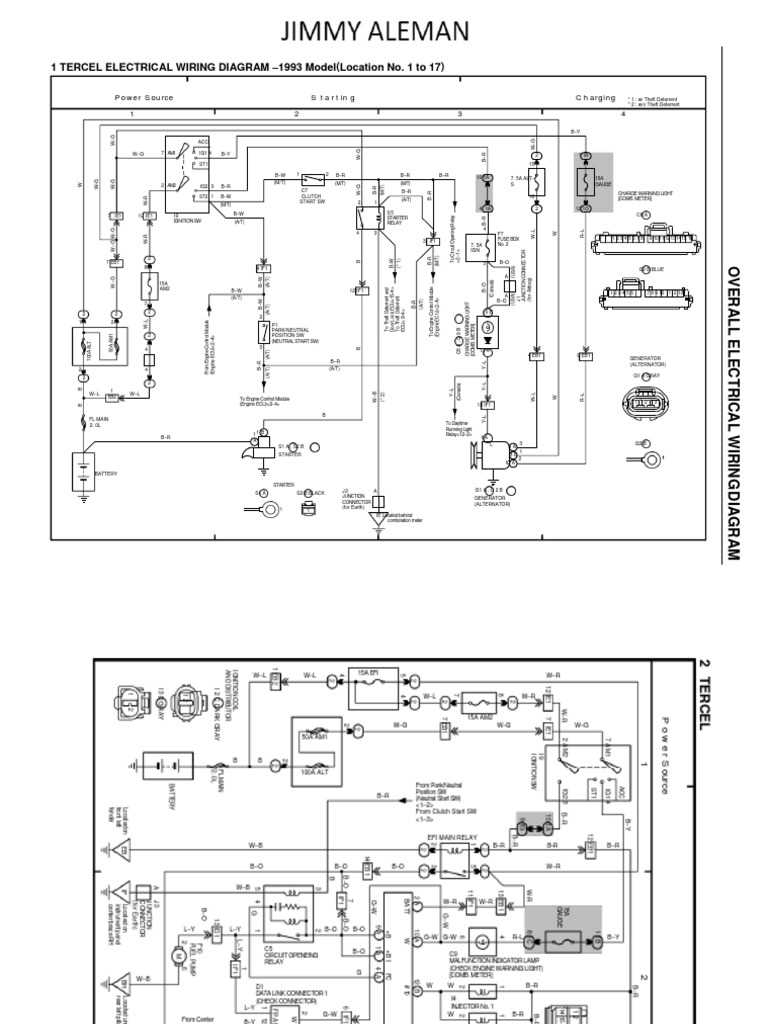 1996 toyota tercel fuse box diagram