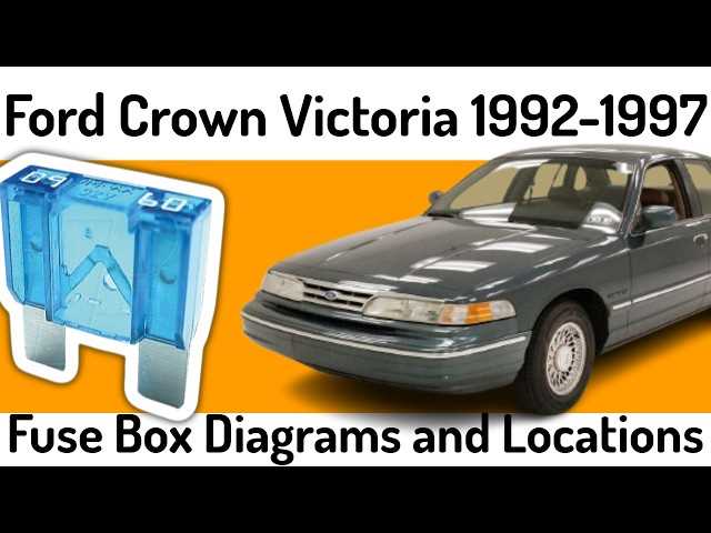 1996 crown victoria fuse box diagram