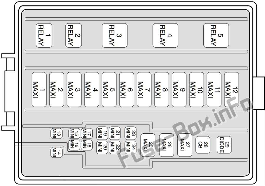 1996 ford mustang v6 fuse box diagram