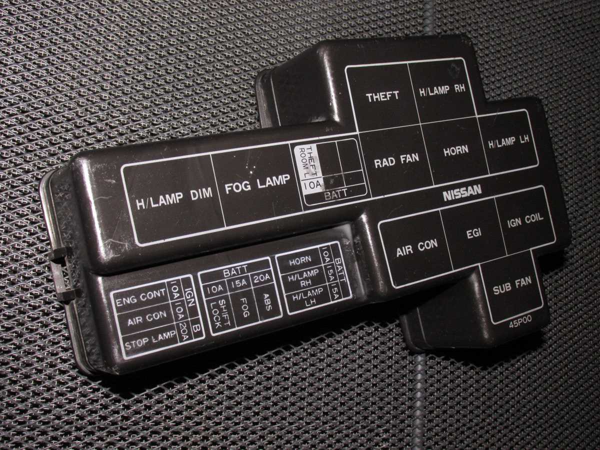 1996 nissan 300zx fuse box diagram