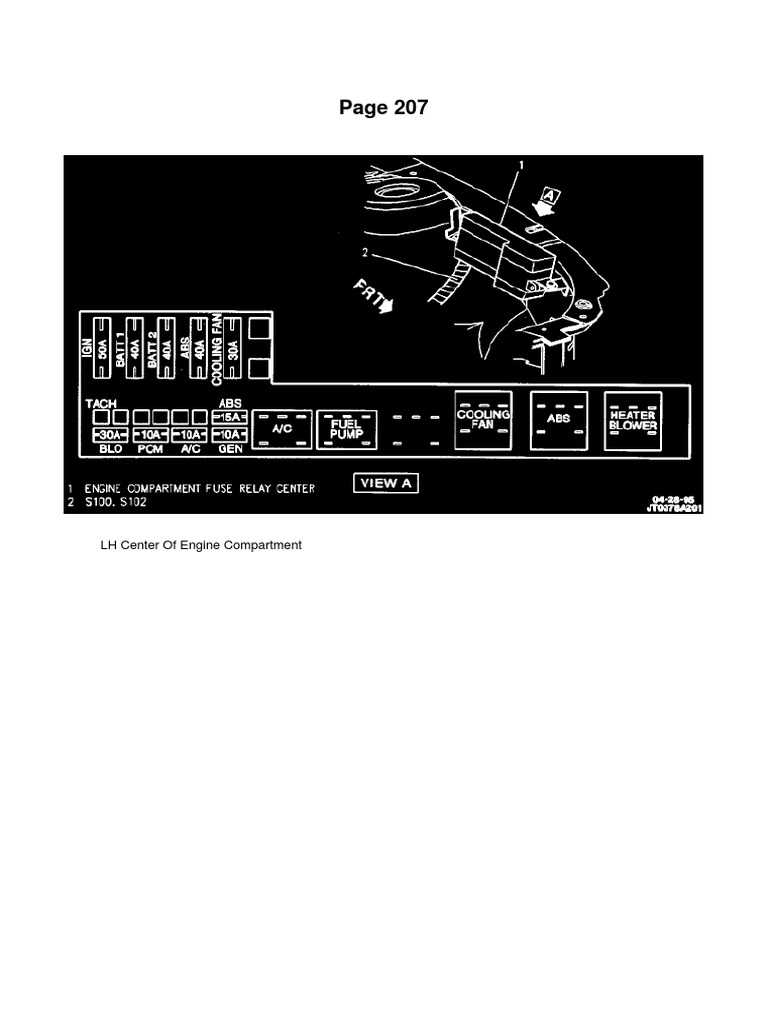 1996 pontiac trans sport fuse diagram