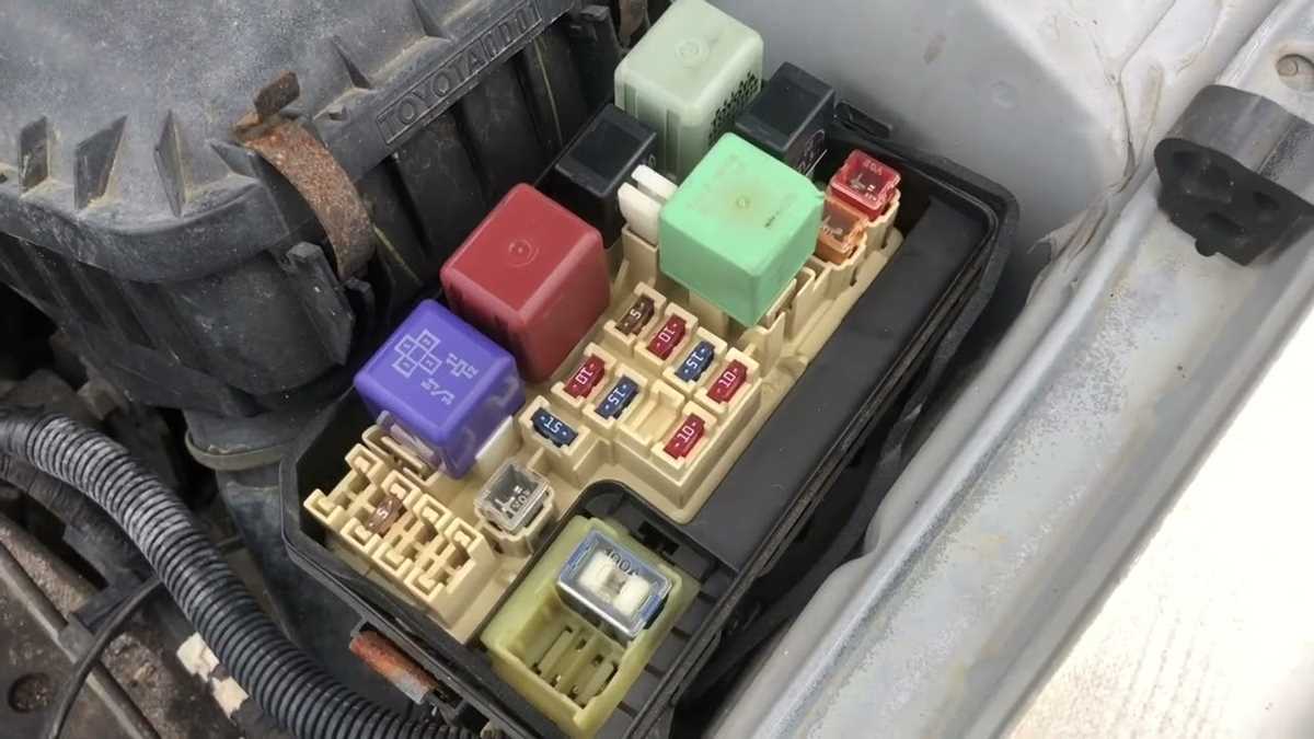 1996 toyota corolla fuse box diagram