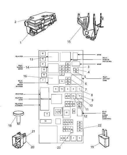 1997 dodge ram 3500 fuse box diagram