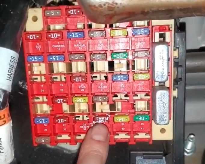 1997 ford e250 fuse diagram